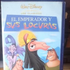 Cine: VHS - WALT DISNEY - EL EMPERADOR Y SUS LOCURAS