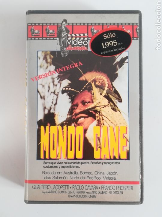 Cine: Mondo Cane - VHS - Versi&oacute;n &Iacute;ntegra - Este perro mundo - Cinta video