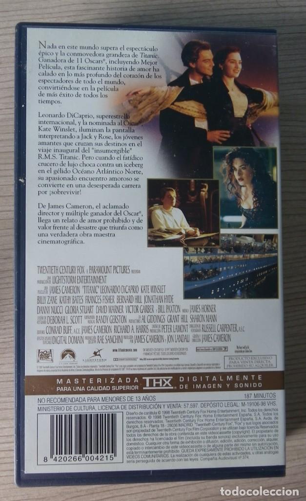 Cine: TITANIC - VHS - Foto 2