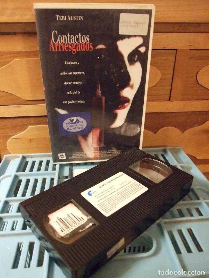 Cin&eacute;ma: CONTACTOS ARRIESGADOS - PATRICK JAMAIN - JAQUES PENOT , TERI AUSTIN - FILMAYER 1994