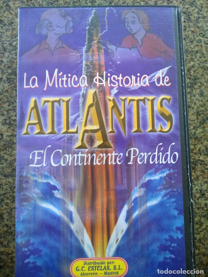 Cine: VHS -- LA MITICA HISTORIA DE ATLANTIS, EL CONTINENTE PERDIDO --