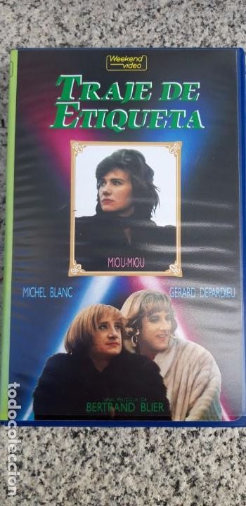 Cinema: 1 VIDEO EN VHS DE **  TRAJE DE ETIQUETA . GERARD DEPARDIEU  **  MIOU-MIOU  .NO REVISADA