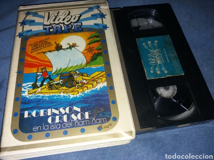 Cine: Robinson crusoe en la isla del &ntilde;am &ntilde;am- vhs