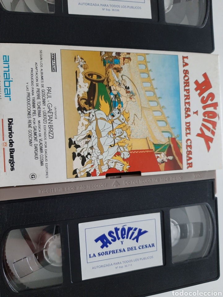 Cine: 3 PELICULAS VHS ASTERIX - Foto 6