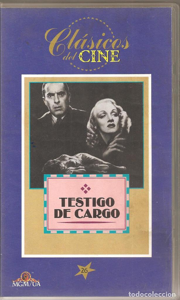 Cine: TESTIGO DE CARGO. PEL&Iacute;CULA VHS - Foto 1