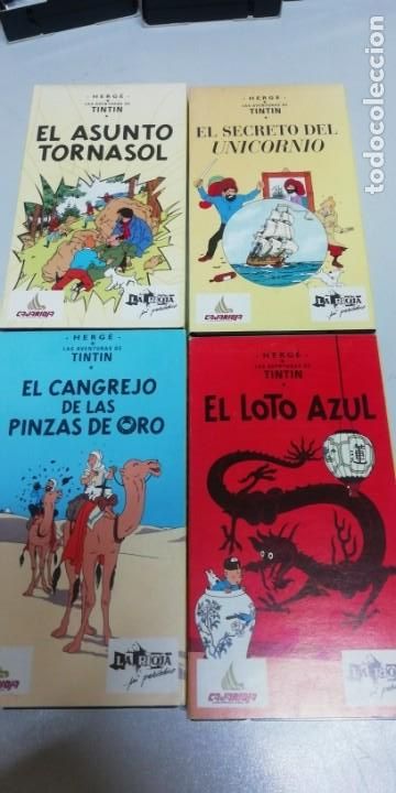 Cine: Lote 4 pel&iacute;culas de Tintin