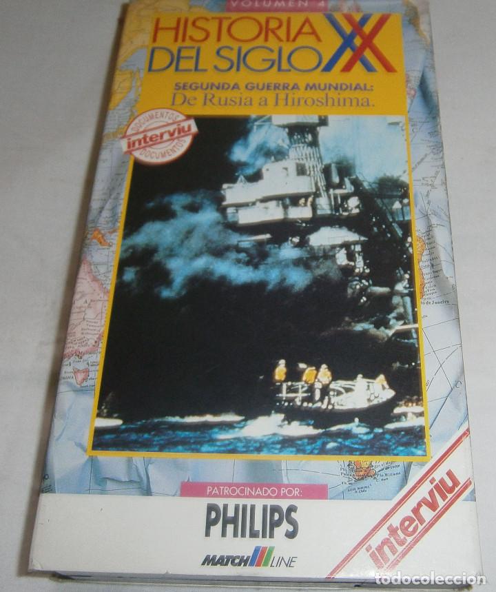 Cine: video vhs historia del siglo XX segunda guerra mundial  volumen 4  documentos interviu