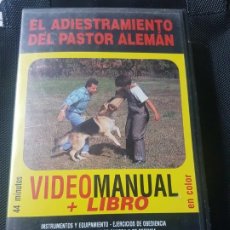 Cine: VHS EL ADIESTRAMIENTO DEL PERRO PASTOR ALEMÁN - BARCELONA - EDITORIAL VECCHI 1995 - RARO. Lote 195972338