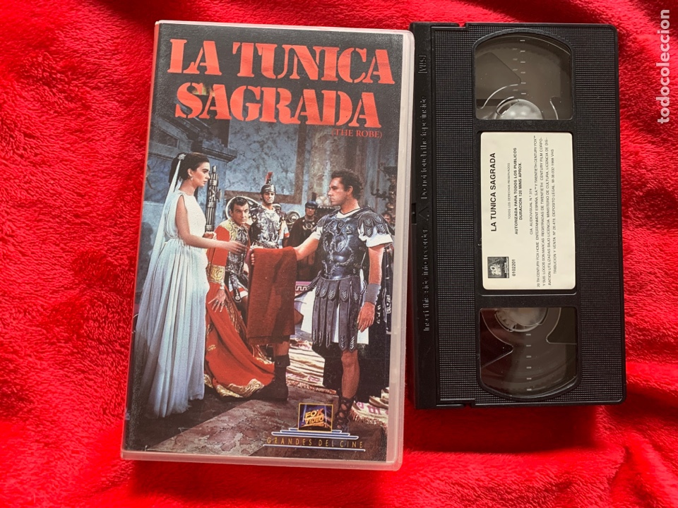Cinema: La t&uacute;nica sagrada pel&iacute;cula VHS