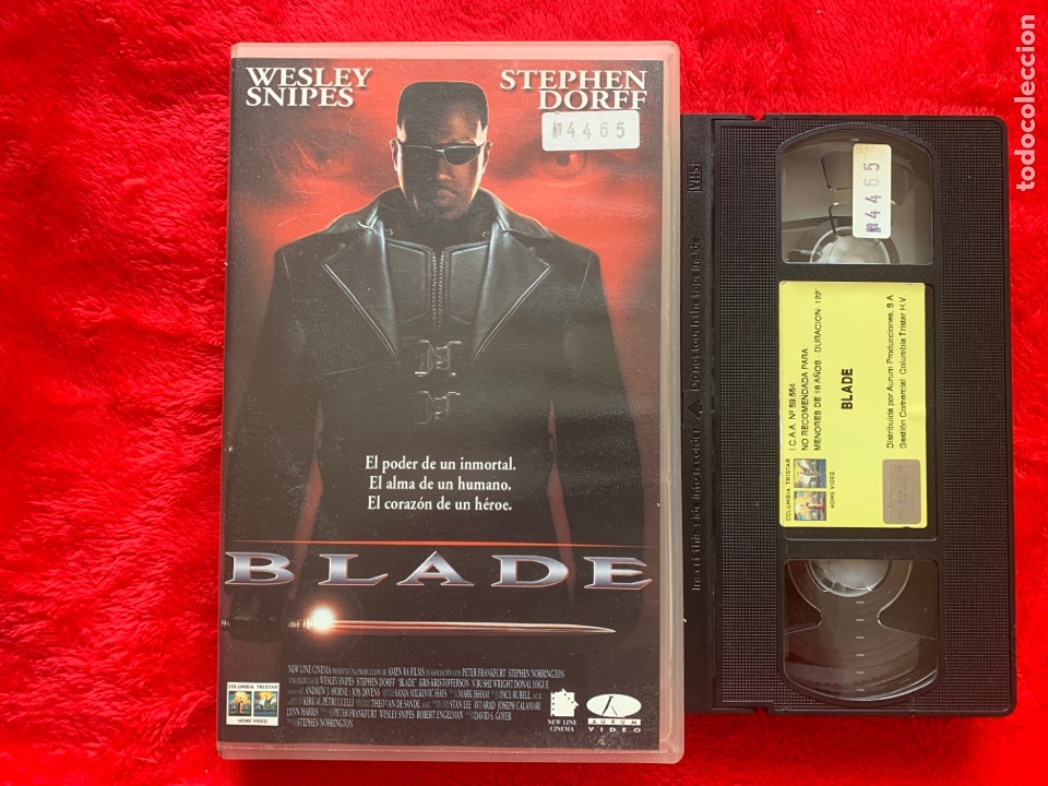 Cine: Blade pel&iacute;culas VHS - Foto 1