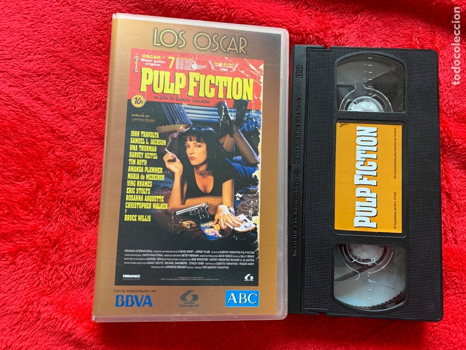 Cine: Pulp fiction pel&iacute;cula VHS - Foto 1