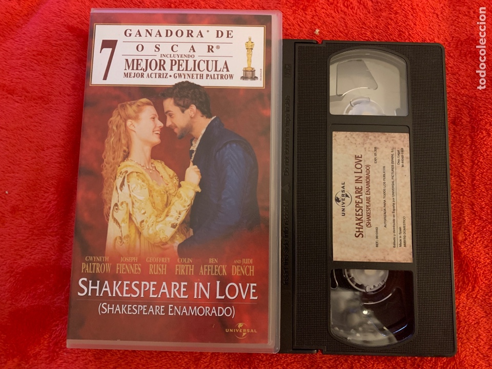 Cine: Shakespeare in love pel&iacute;culas VHS