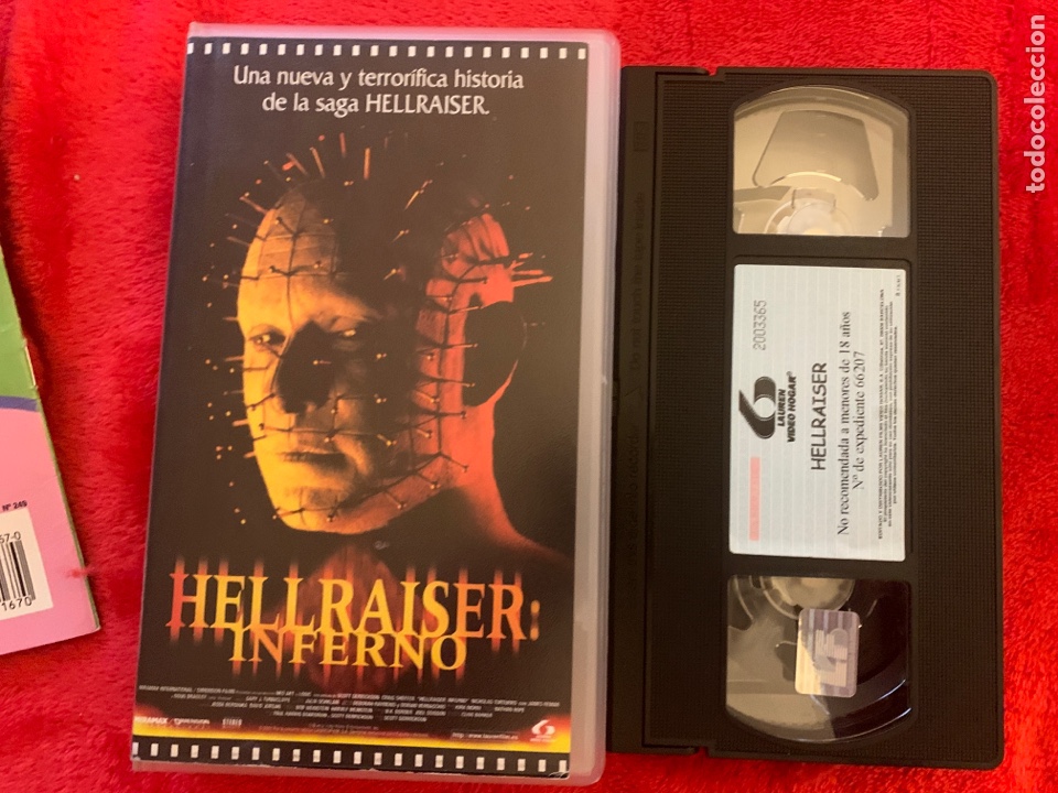 Cine: Hellraiser infern&oacute; pelicula VHS - Foto 1