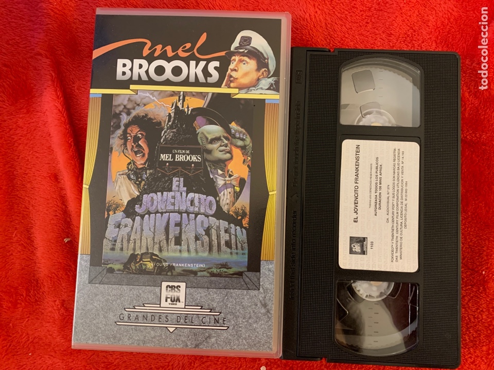 Cine: El jovencito Frankenstein pel&iacute;culas VHS
