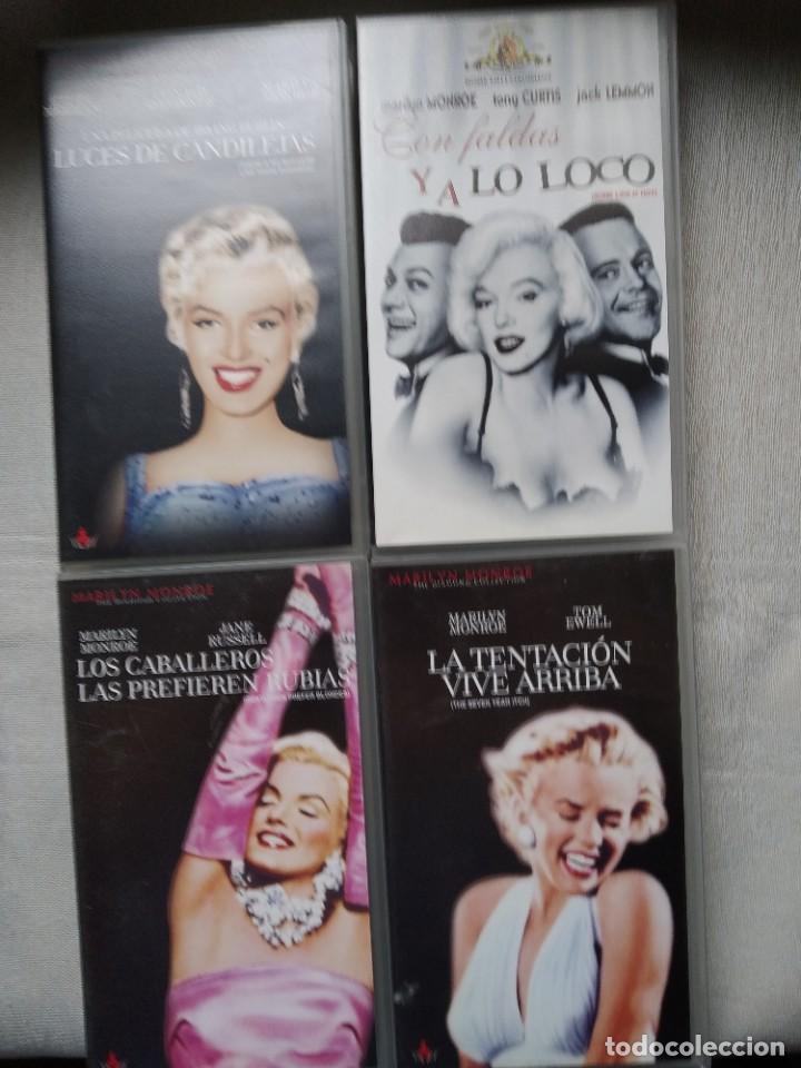 Cine: Lote VHS Marilyn Monroe - Foto 1