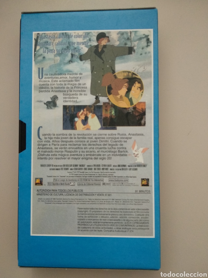 Cine: ANASTASIA VHS - Foto 2