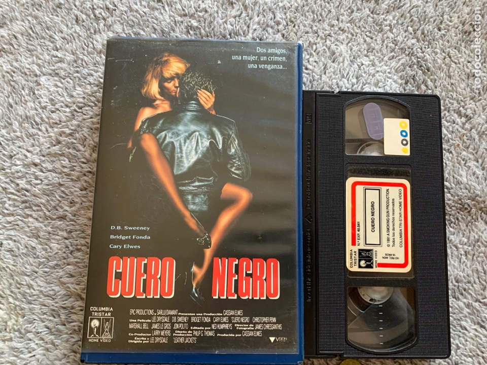 Cinema: Cuero negro pel&iacute;cula VHS caja grande