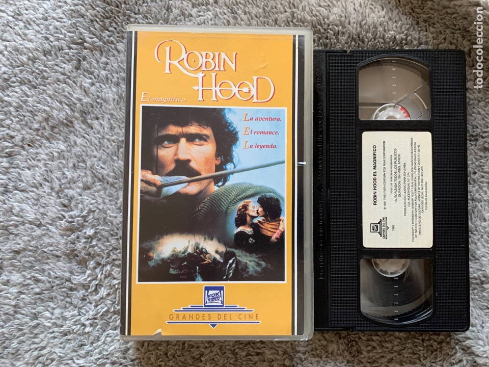 Cine: Robin Hood el magn&iacute;fico pel&iacute;cula VHS