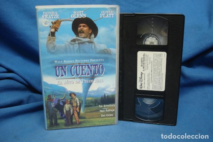Cine: UN CUENTO - EL MITO DE PECOS BILL - VHS - WALT DISNEY VIDE A&Ntilde;O 2000