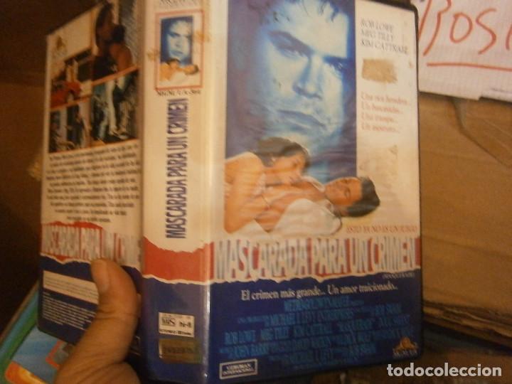 Cinema: MASCARA PARA UN CRIMEN' CAJA GRANDE&iexcl;&iexcl;PRIMERA EDICCION &iexcl;MAS DE 60.000&iexcl;EN VHS BETA Y 2000&iexcl;