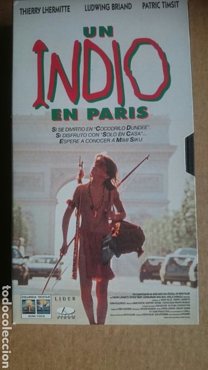 Cine: VHS Un Indio en Paris - Foto 1