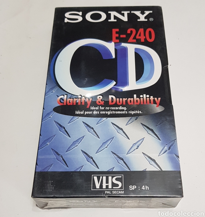 Cine: Cinta vhs sony 240 - precintada - car180