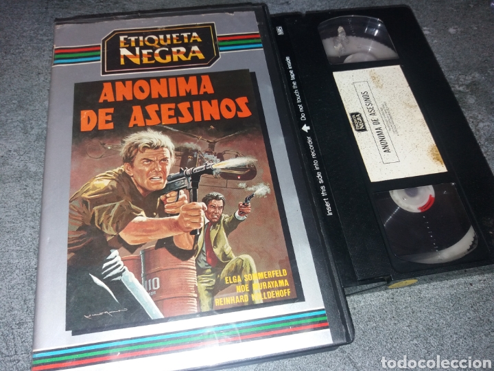 Cine: ANONIMA DE ASESINOS- VHS- (UNICA) HELGA SOMMERFELD