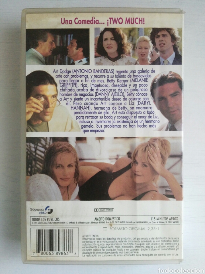 Cine: Two Much 1a Edici&oacute;n a&ntilde;o 1995 - Foto 2