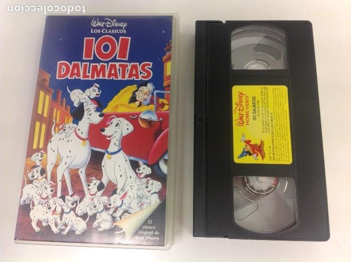 Cine: Walt Disney.  101 D&aacute;lmatas  vhs - Foto 1