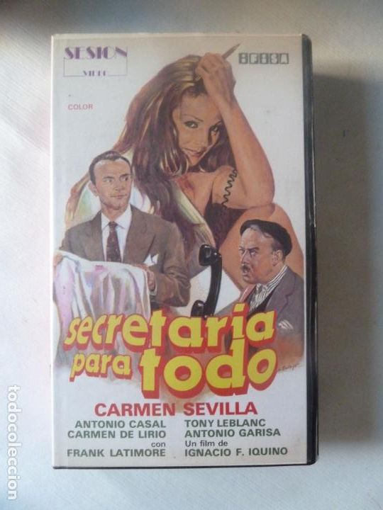 Cine: secretaria para todo carmen sevilla vhs antiguo