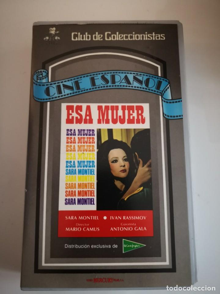 Cine: VHS ORIGINAL CL&Aacute;SICO ESPA&Ntilde;OL, ESA MUJER (1969) CON SARA MONTIEL