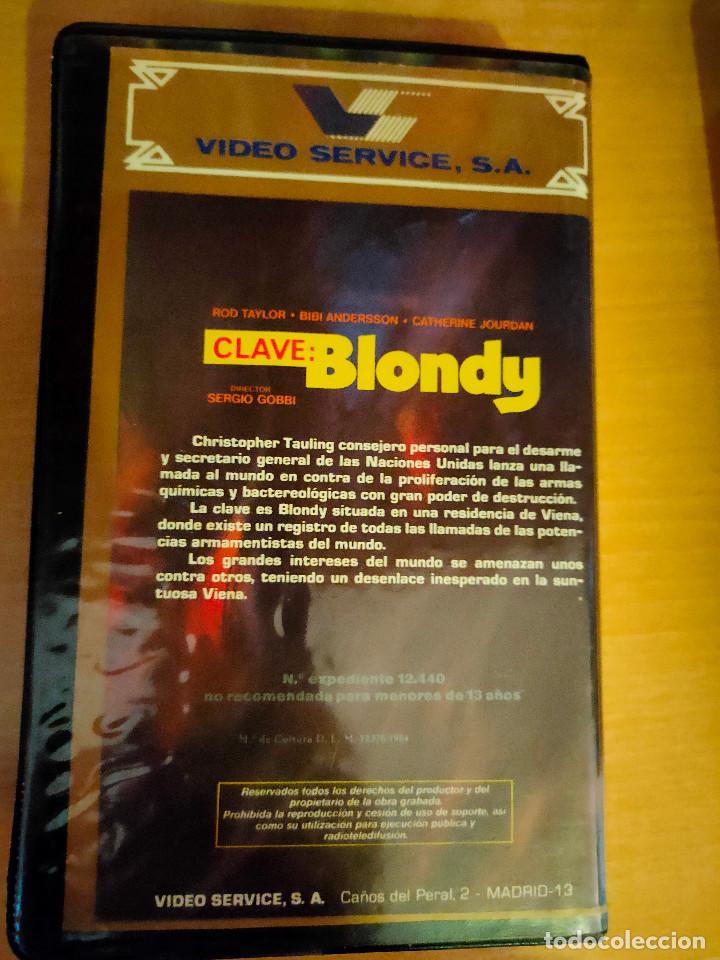 Cine: Clave: Blondy (1976) VHS - Foto 2