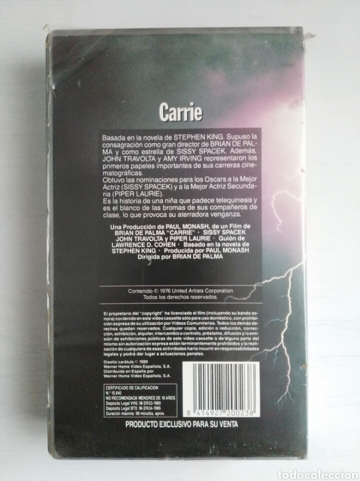 Cine: Carrie 1a Edici&oacute;n - Foto 3