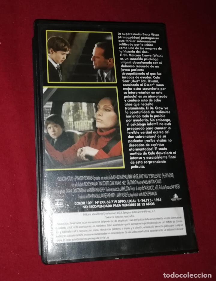 Cine: Sexto sentido  - VHS - Foto 2