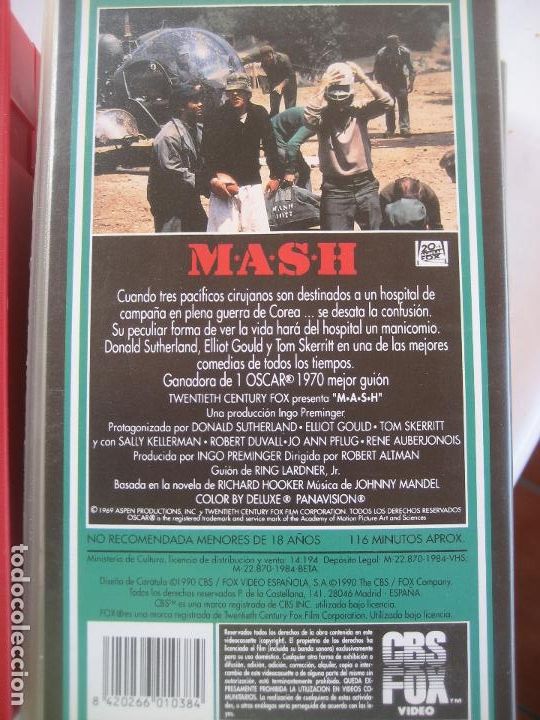 Cine: MASH. 1984. CBS. FOX - Foto 3