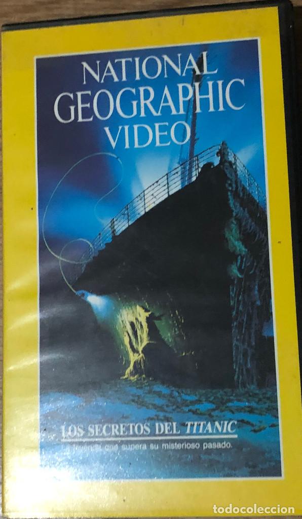 Cine: 'Los secretos del Titanic'. VHS National Geographic. Tri-Pictures. A&ntilde;o 1992 Buen estado