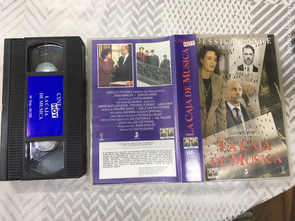 vhs la caja de musica - Comprar Películas de cine VHS en todocoleccion