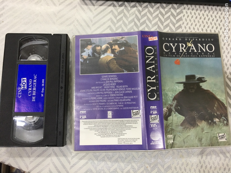 Cine: VHS CYRANO DE BERGERAC - Foto 1
