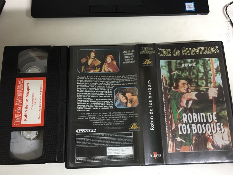 Cine: VHS ROBIN DE LOS BOSQUES - Foto 1