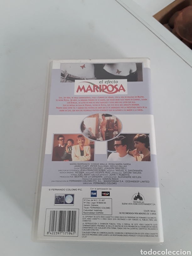 Cine: El Efecto Mariposa VHS - Foto 3