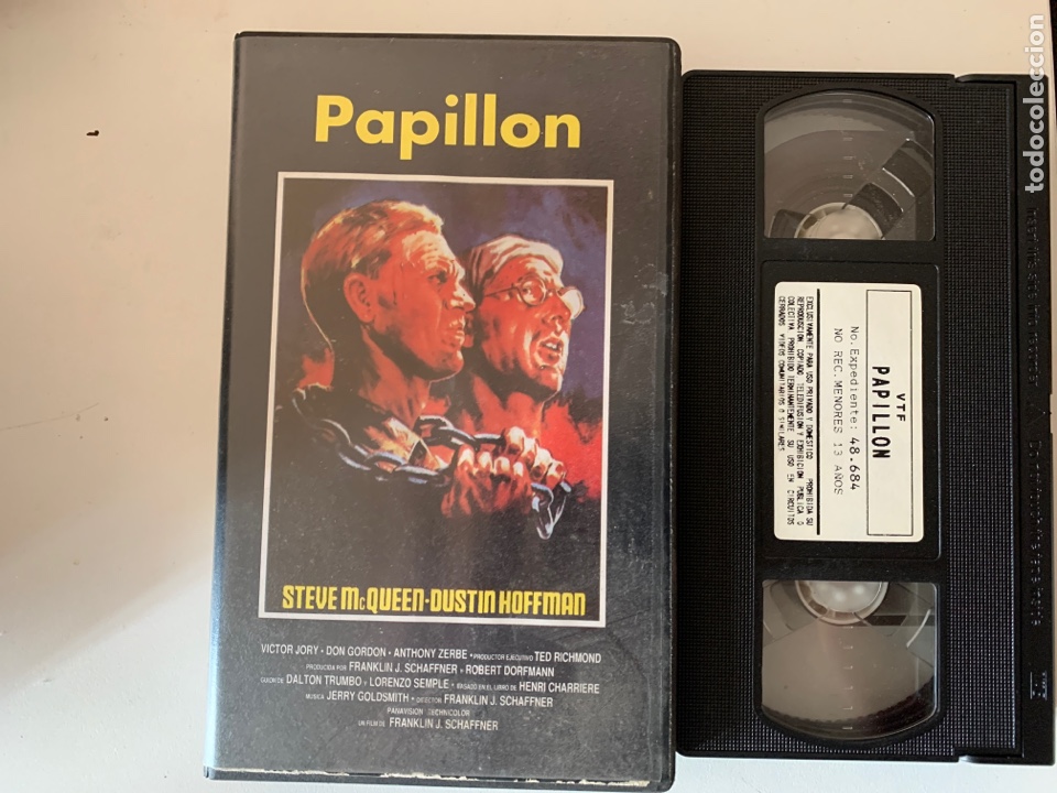 Cine: Papill&oacute;n pel&iacute;cula VHS - Foto 1