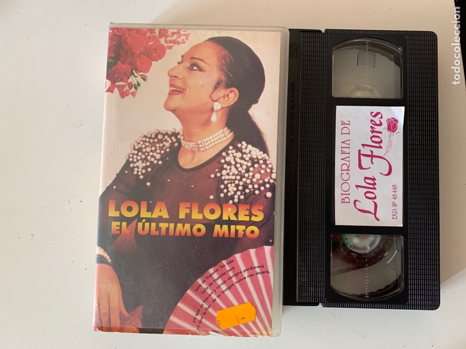 Cine: Lola Flores el &uacute;ltimo mito la biograf&iacute;a pel&iacute;cula VHS