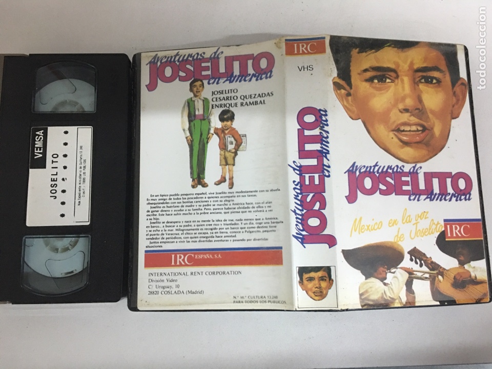 Cine: VHS AVENTURAS DE JOSELITO EN AMERICA