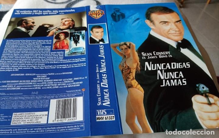 Carátula video nunca digas nunca jamas, j.bond - Vendido en Venta