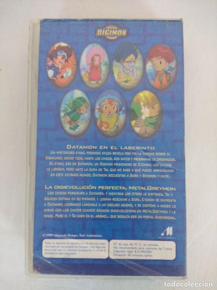 Cine: VHS/DIGIMON MONSTERS/DATAMON EN EL LABERINTO. - Foto 2