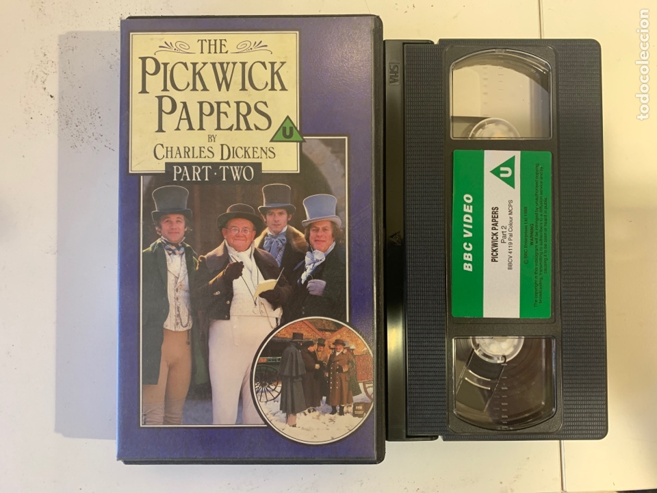 Cine: The pickwick papers Charles Dickens pel&iacute;cula VHS
