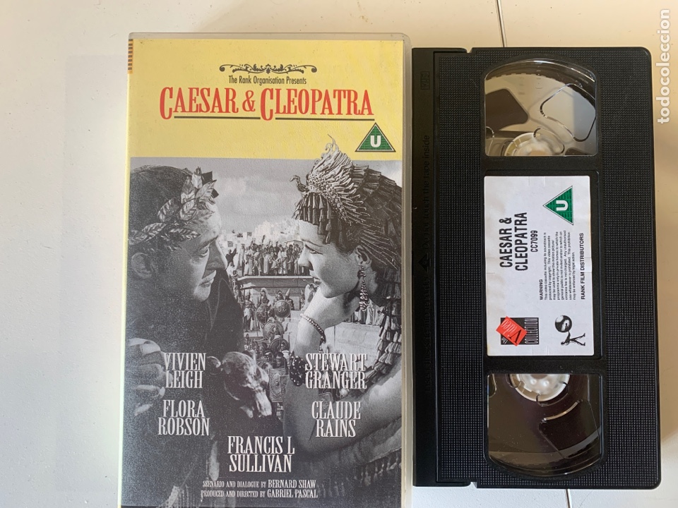Cine: Cesar y Cleopatra pel&iacute;cula VHS - Foto 1