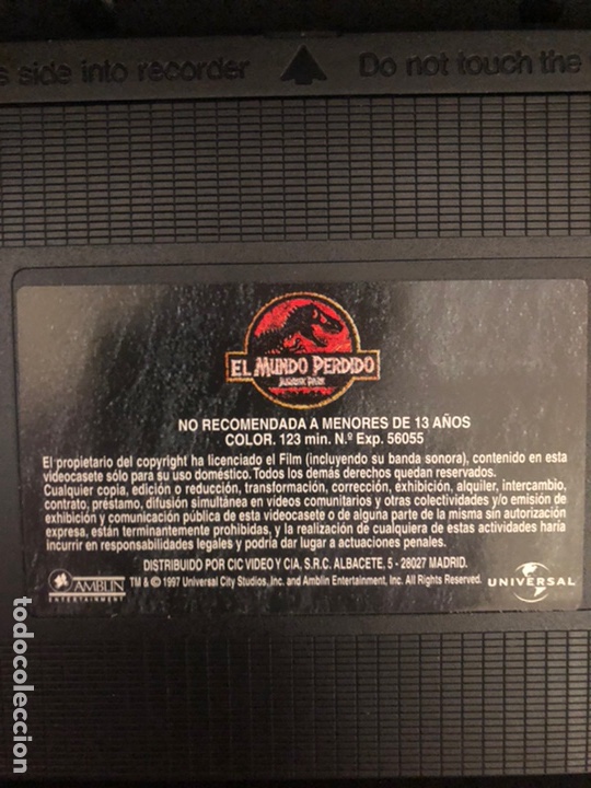 Cine: Parque Jur&aacute;sico vhs - Foto 3