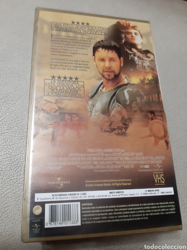 Cine: VHS Gladiator (2.000) - Foto 2