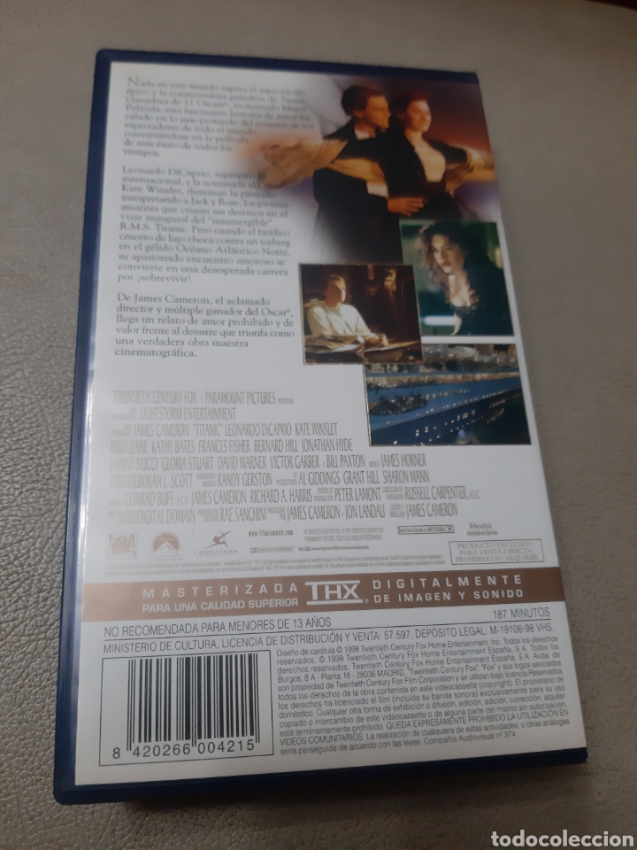 Cine: VHS Titanic (1.991) - Foto 2